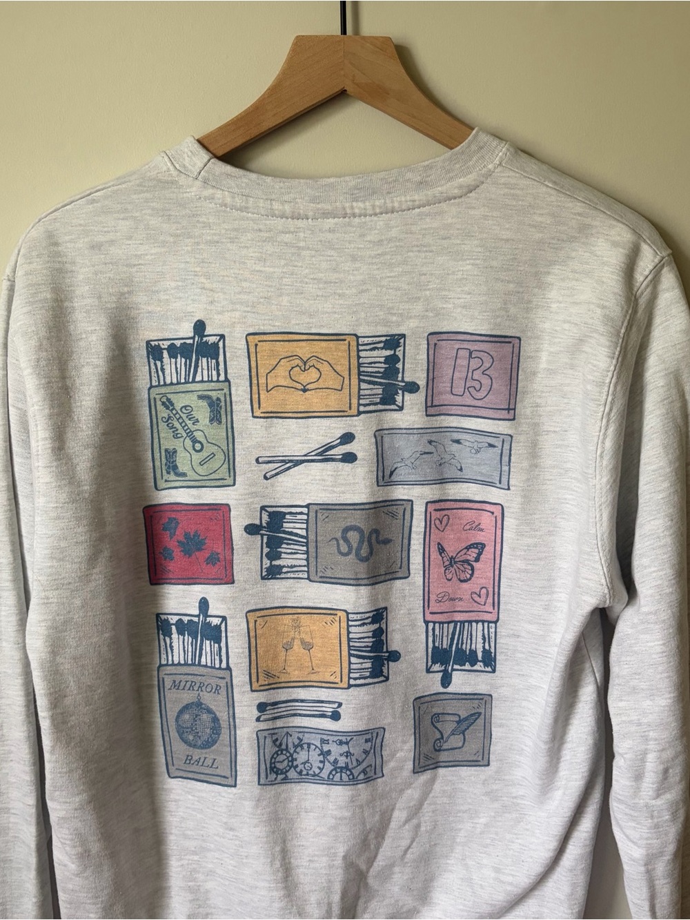 Taylor Swift Eras Tour Matchbox Sweatshirt